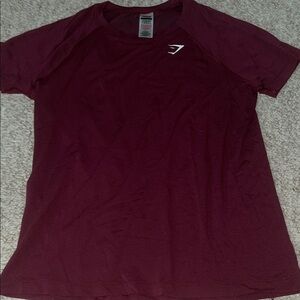 Gymshark Vital Light Burgundy Short-Sleeve Tee
